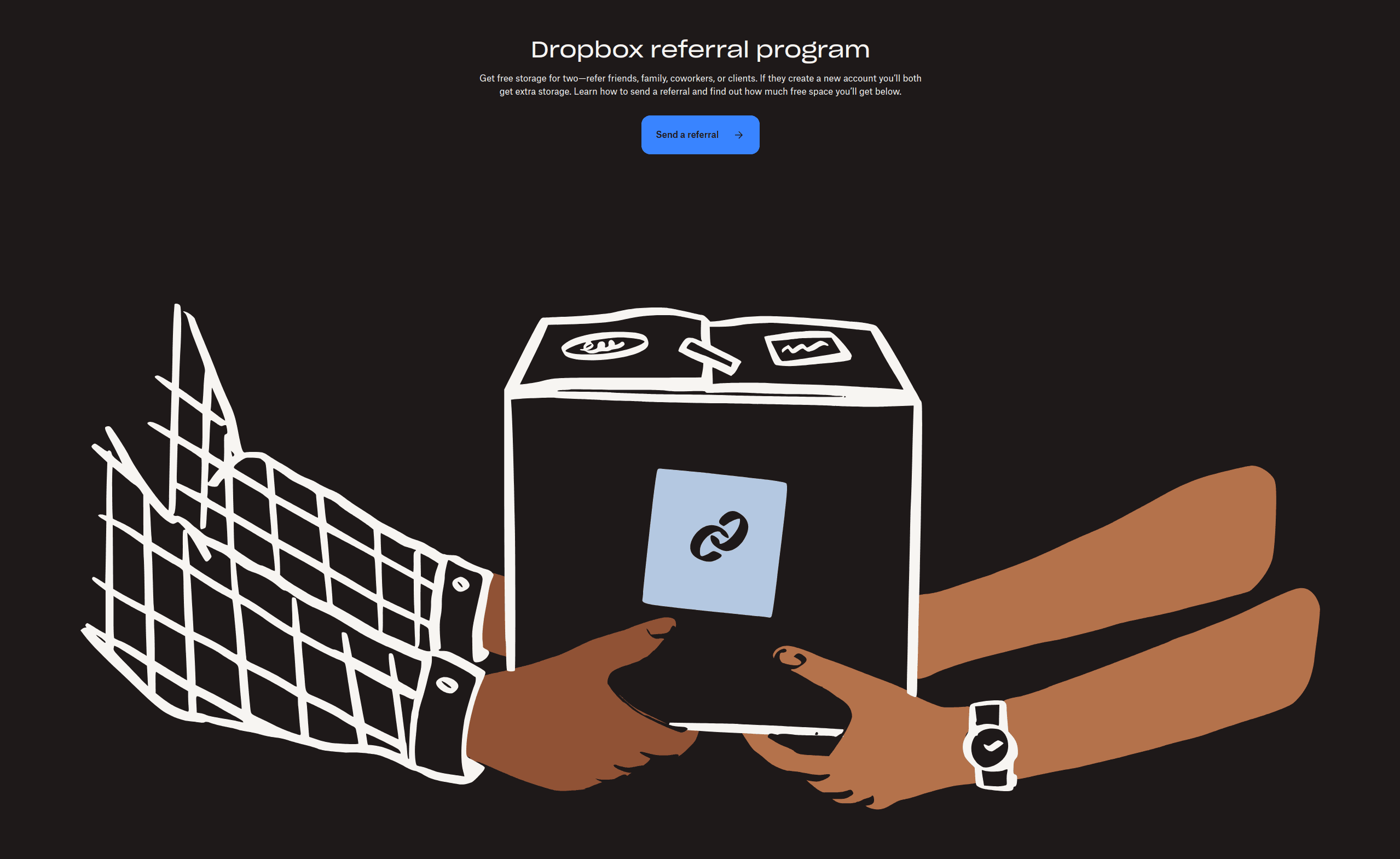 Dropbox referral program